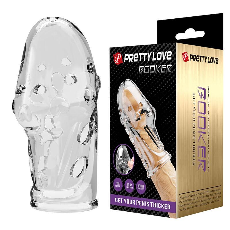 Pretty Love Booker funda texturizada transparente 8 cm - 1