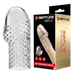 Pretty Love Becks funda con puntos transparente 8 cm - 1
