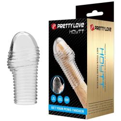 Pretty Love Hoytt funda estriada transparente 9 cm - 1