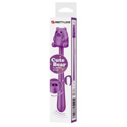 Pretty Love Cute Bear vibrador flexible recargable - 2