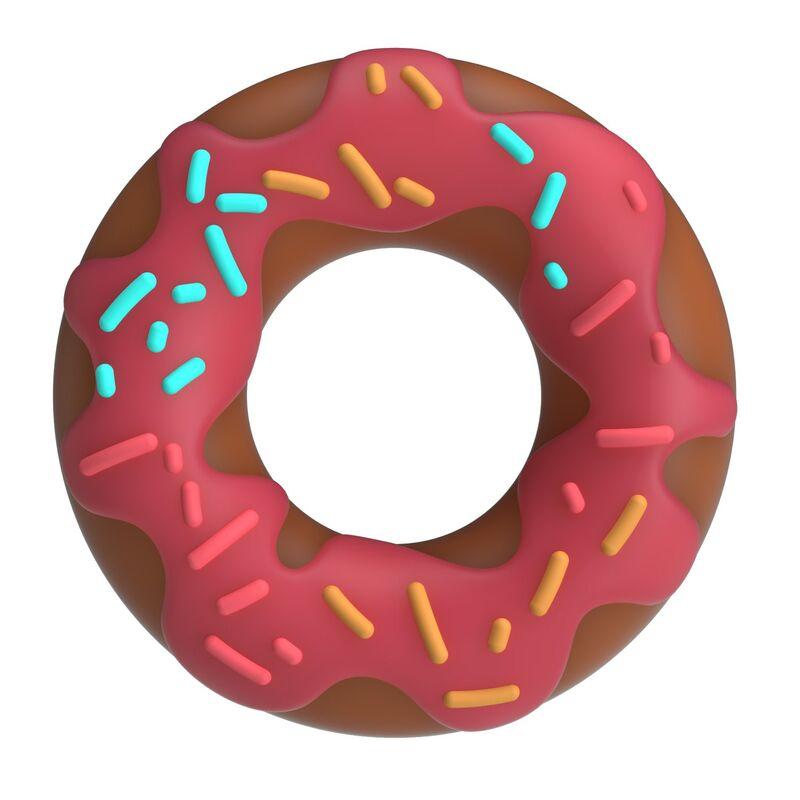 Pretty Love Berry Super Donut anillo para pene rosa - 1