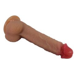 Detalle de la textura y base de ventosa del dildo Jovita