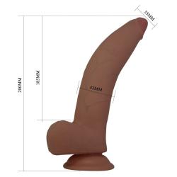 Medidas del dildo Cuthbert: 20 cm total y 18,5 cm utilizable