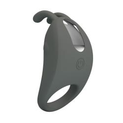 Pretty love - anillo vibrador recargable con estimulador de conejo