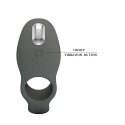 Pretty Love anillo vibrador de doble estimulación recargable 7 funciones - 3