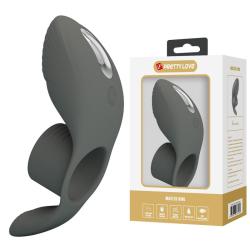 Pretty love - anillo vibrador recargable con doble estimulación