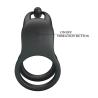 Pretty Love Goodwin anillo vibrador doble recargable negro - 2