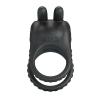 Pretty Love Sini anillo vibrador doble recargable negro - 2