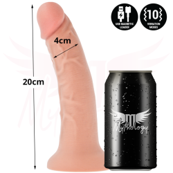 Otra foto de las medidas del vibrador Mythology Asher Original M