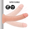 Vibrador Mythology Asher Original M doblado sobre una pared