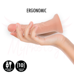 Otra foto del vibrador Mythology Asher Original S en la mano
