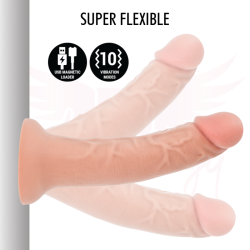 Vibrador Mythology Asher Original S doblado sobre una pared