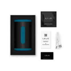 LELO F2S Double Sonic masturbador sonico verde azulado - 3