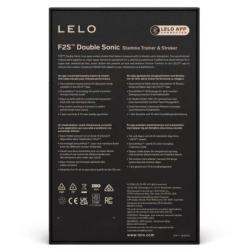LELO F2S Double Sonic masturbador sonico verde azulado - 5