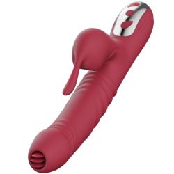 Armony Suck vibrador succionador y lengua estimuladora burdeos - 1