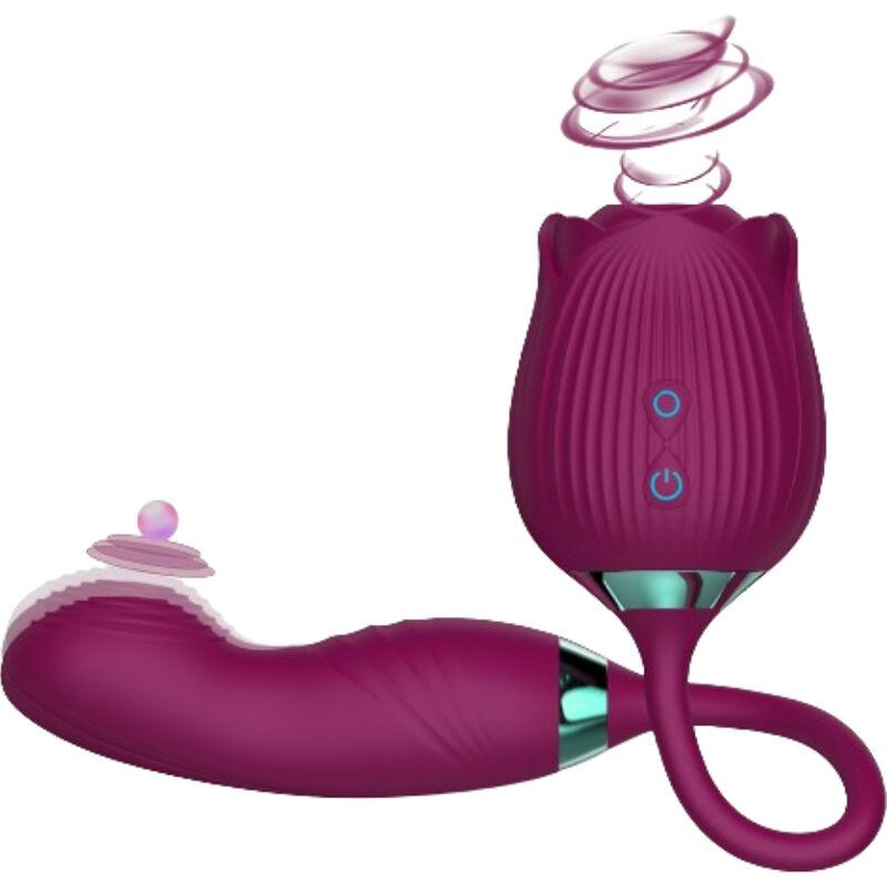 Armony Delight Flower succionador y estimulador con bombeo violeta - 1