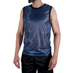 Camiseta Macho azul marino vista frontal