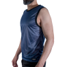 Camiseta Macho azul marino vista tres cuartos