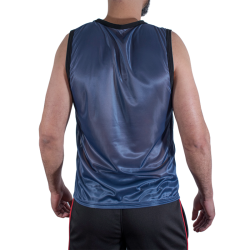 Camiseta Macho azul marino vista trasera
