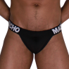 Detalle delantero del slip negro Macho MCH010