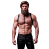 Fetish submissive attitude - arnés ecopiel espalda hombre