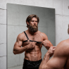 Fetish submissive - attitude arnés ecopiel hombro cruzado hombre