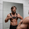Fetish submissive attitude - arnés ecopiel pecho hombre