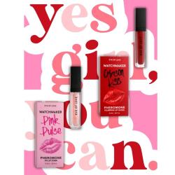 Pink Pulse con mensaje promocional