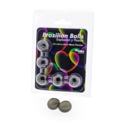 Taloka - brazilian balls gel excitante efecto more flavour 5 bolas