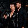 Fetish submissive - látigo cuero vegano
