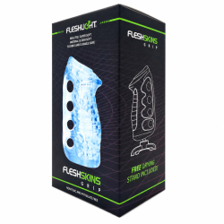 Caja Fleshskins Blue Ice vista lateral