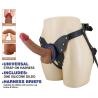 Caja y arnés strap-on Pretty Love Yeti montado