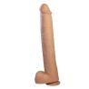 Dildo realista Pat natural en vista vertical