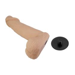 Dildo Zane tumbado junto al soporte circular