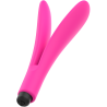 Vibrador doble Ohmama Xmas Edition rosa con bala vibradora negra