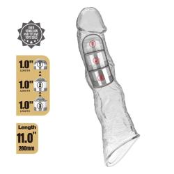 Funda transparente con tres insertos intercambiables
