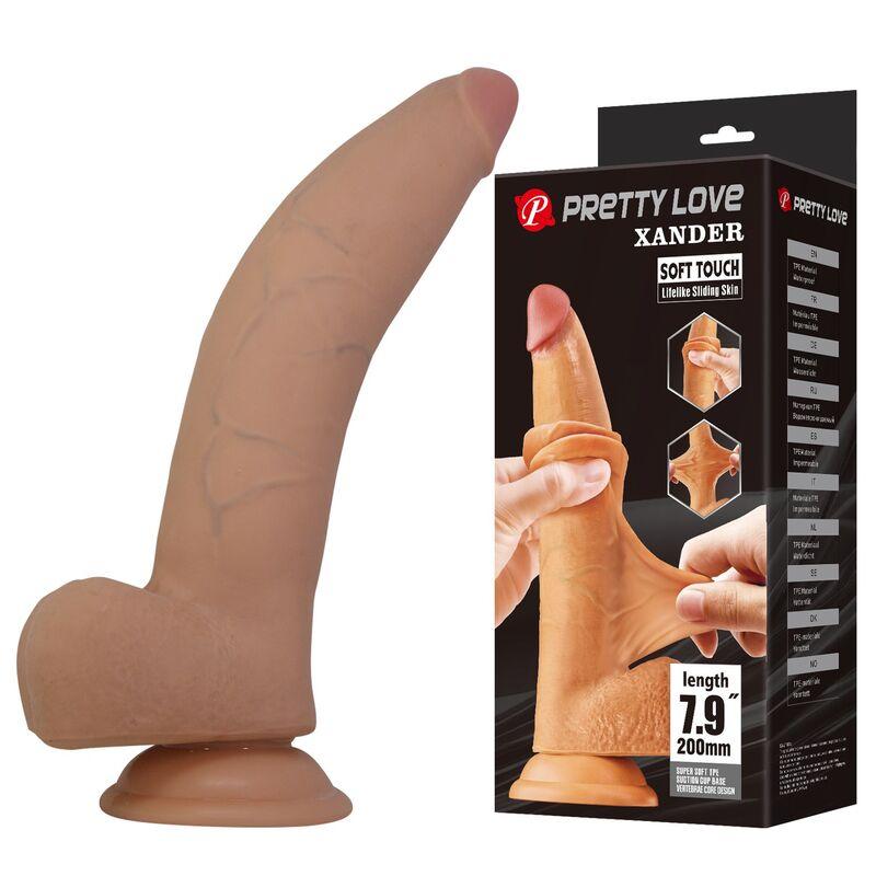 Pretty Love Xander curvo junto a su embalaje