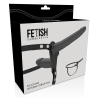 Fetish submissive arnés doble penetración negro - 5