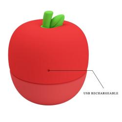 Puerto de carga USB del estimulador rojo