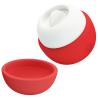 Estimulador rojo abierto con tapa protectora separada
