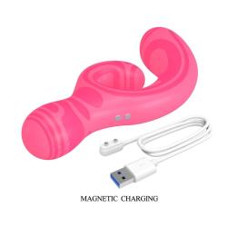 Masajeador Verity junto a su cable magnético USB