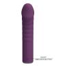 Frontal del vibrador morado Pretty Love Rylan