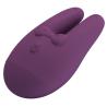Romance Bunny morado tumbado visto de frente