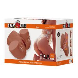 Caja del torso masturbador Crazy Bull doble entrada