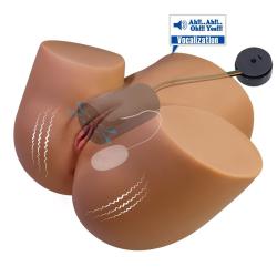 Controles del torso masturbador Crazy Bull con vibración y succión