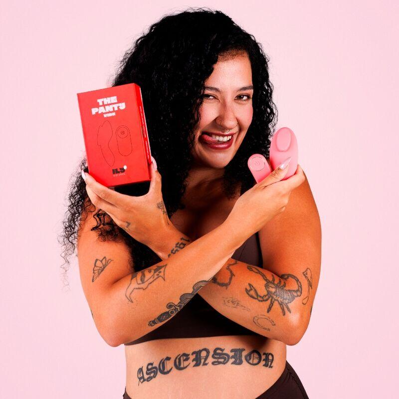 Je Joue ILY The Panty rosa con caja roja