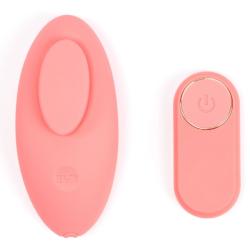 Vibrador ILY The Panty rosa junto a su mando