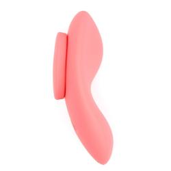 Perfil curvo del vibrador ILY The Panty rosa