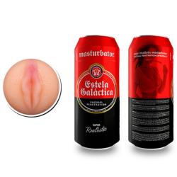 Alive Estela Galáctica con masturbador y lata de cerveza