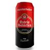 Frontal de la lata de cerveza Alive Estela Galáctica